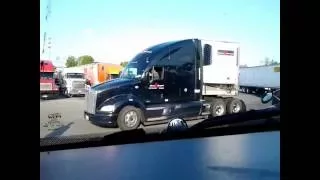 Truck stop Madness! Baltimore Maryland. Timelapse