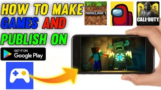 How to make Games and Install in Android || how to make Games and Publish || create games in Android