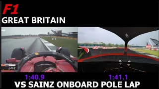 Assetto Corsa vs Real life - 2022 British F1 Grand Prix- Carlos Sainz - Silverstone Pole Lap