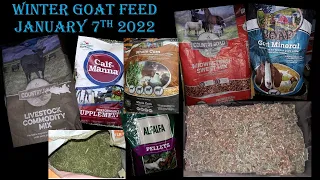 Our Goat Adventures: Our Winter Goat Feed Mix!! Our Goats Love it!!!