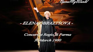 Elena Obraztsova BIS Live in Concert at Teatro Reggio di Parma on 30/03/1980