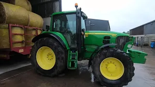 JOHN DEERE 2850 PUMP TOUCH UP AND LOOK AT HAY