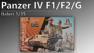Unboxing ~ Panzer IV F1/F2/G "El Alamein" - Italeri 1/35 Tank Model Kit Review