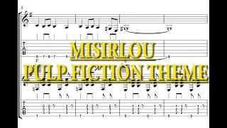 MISIRLOU/EASY DICK DALE VERSION/PULP FICTION THEME [MY TAB FOR GUITAR SONG FOR ACOUSTIC #49]