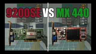Radeon 9200 SE vs GeForce4 MX 440 Test In 9 Games (No FPS Drop Capture Card)