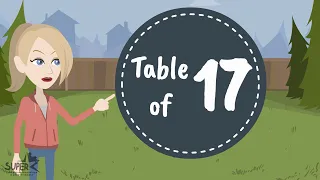 Table of 17 || E- Learning Multiplication Video For Kids || Math's Table