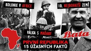 TOP 15 Úžasných Faktů o První Československé republice