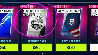 A9 - Buying Euro Season II Blueprint Packs - To Rank Up Jesko, Bugatti Divo, Elemento & Countach