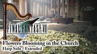 Relaxing FFVII Music • Flowers Blooming in the Church (Harp)