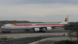 Plane Spotting Madrid Barajas 24-11-2019 | Taxiway Movements