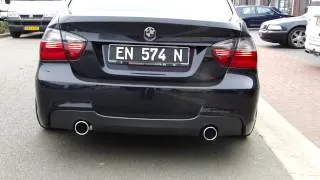 BMW E90 325i Sport Exhaust UITLAAT - SPORTUITLAAT system by Maxiperformance