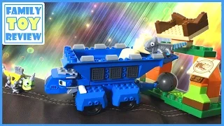 Dinotrux Toys Mega Bloks Mega Construx Ton Ton Target Toss Unboxing Review - Dinosaur Toys for kids