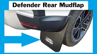 Land Rover Defender 2020 Rear Mudflap Fitting Instructions VPLEP0388, VPLEP0390 (SEE COMMENTS)