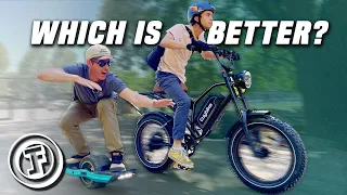 Ebike VS Onewheel GT - Which is Faster? - EUY S4 Moped