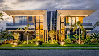 INSIDE A AMAZINGLY DESIGNED MODERN BLACK HOUSE FOR SALE IN ALPHA CITY