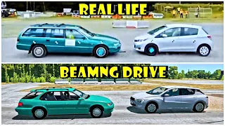 Crash test | Beamng drive vs Real life #8