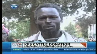 Kenya Forest Service donates cattle to Sengwer community