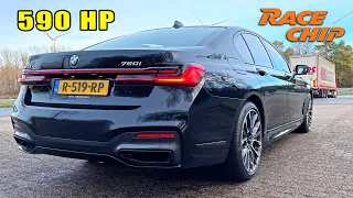 BMW 7 Series 750i G11 | RACECHIP | STOCK vs TUNED | REVIEW on AUTOBAHN