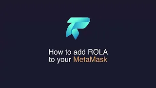 Add $ROLA to MetaMask