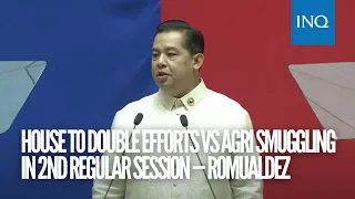 House to double efforts vs agri smuggling in 2nd regular session — Romualdez