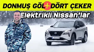 Nissan X-Trail E-Power on frozen lake VLOG