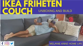 Ikea Friheten sofa bed Unboxing and Build, Step by Step