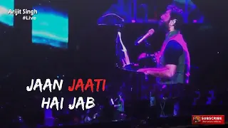 |Aj Jane Ki Zid (Sad Version) | Arijit Singh Live | Full Video With Lyrics