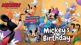 Read-Along Storybook: Mickey's Birthday | Disney Mickey & Friends