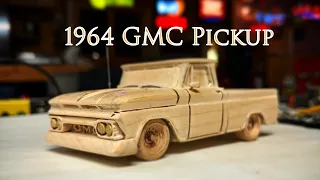 Wooden Toy Truck - 1964 GMC Pickup