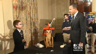 Obama hosts White House science fair