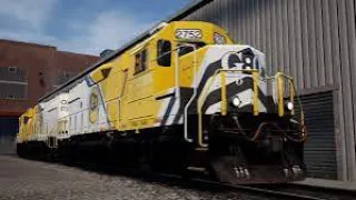 Go loco railroad train vs car