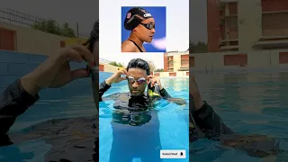 How to wear Swimming Cap and Goggles #learnswimming #swimmingtips #swimming