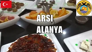 Abendessen im Hotel Arsi Hotel Alanya Türkei