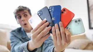 Insane iPhone 12 UNBOXING (all 5 colors)