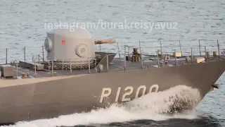 20240104 TCG Tuzla, İstanbul kuzeyi, Karadeniz'e çıkarken