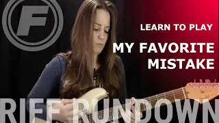 Learn to play "My Favorite Mistake" by Sheryl Crow