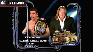 Lucha Completa: Triple H vs. Eddie Guerrero | Campeonato de WWE | Raw 22/03/04 [Español Latino] HD