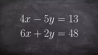 Solve a System of Linear Equations Using Elimination