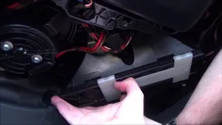 How to Change the Cabin (Pollen) Filter on a W204 Mercedes C-Class.