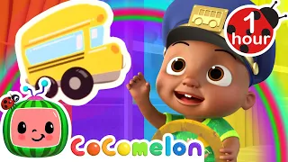 Wheels on the Bus Song with Cody | CoComelon Nursery Rhymes & Kids Songs