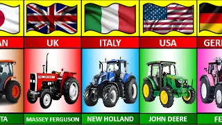 Tractors From Different Countries | Famous Tractor Brands