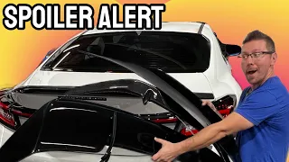 Noble Spoiler Options for Subaru BRZ & Toyota GR86 | STI Shortie, TRD Duck Bill, & Swan Neck