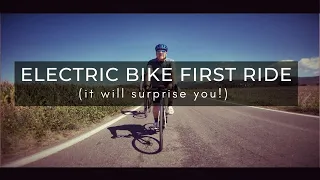 My First Ride On An Electric Bike. (It will Surprise You!)