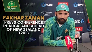 Fakhar Zaman Press Conference in Auckland ahead of New Zealand T20Is | PCB | MA2A