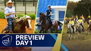 Dressage, Endurance & Reining on Day 1 - Preview | FEI World Equestrian Games