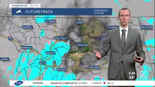 Scattered snow and rain showers around through Thursday