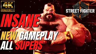 [4K] [NEW] STREET FIGHTER 6 - ZANGIEF INSANE 2 SUPERS IN 1 COMBO