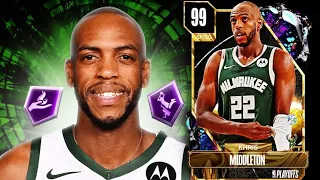 *FREE* DARK MATTER KHRIS MIDDLETON IS THE 2ND BEST FREE SG IN NBA 2K24 MyTEAM!!