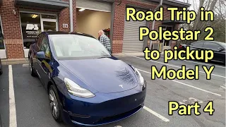 Road Trip in Polestar 2 to pickup the Model Y - Part 4