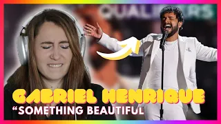 GABRIEL HENRIQUE "Something Beautiful" AGT QUALIFIERS | Mireia Estefano Reaction Video